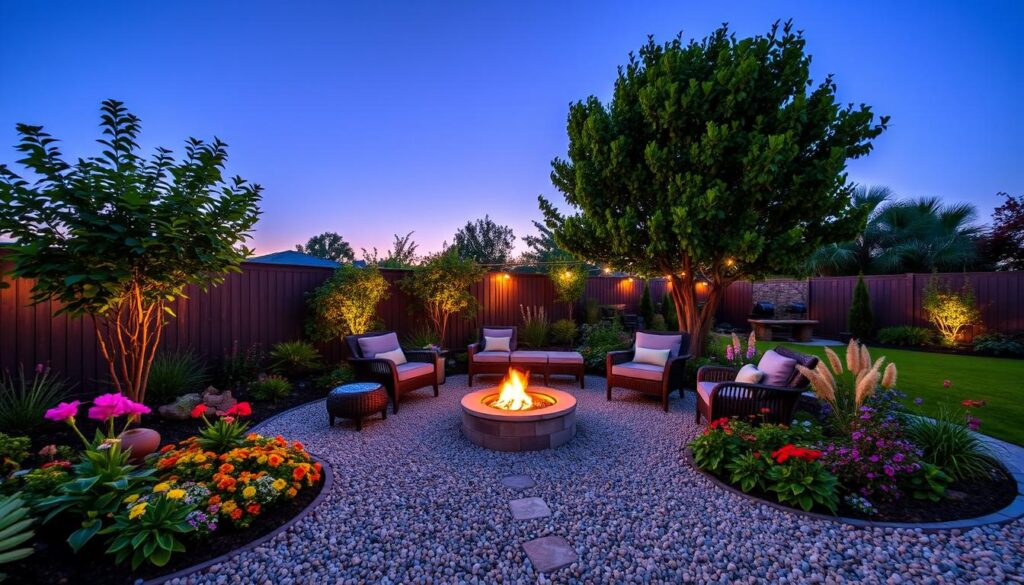 Pea Gravel Patio