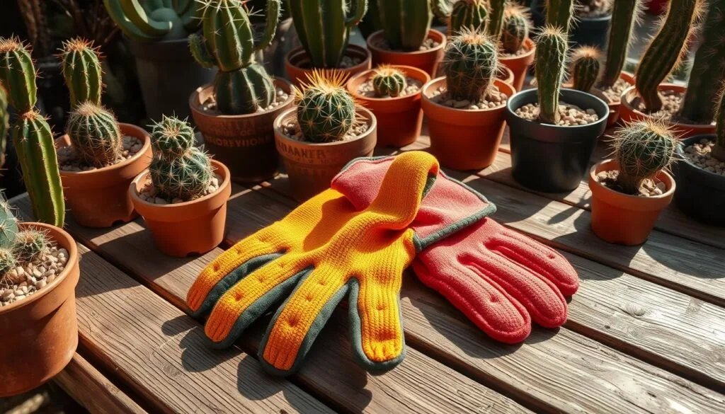 cactus gardening gloves